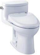 1.28 gpf Elongated One Piece Toilet in Cotton - Less Seat