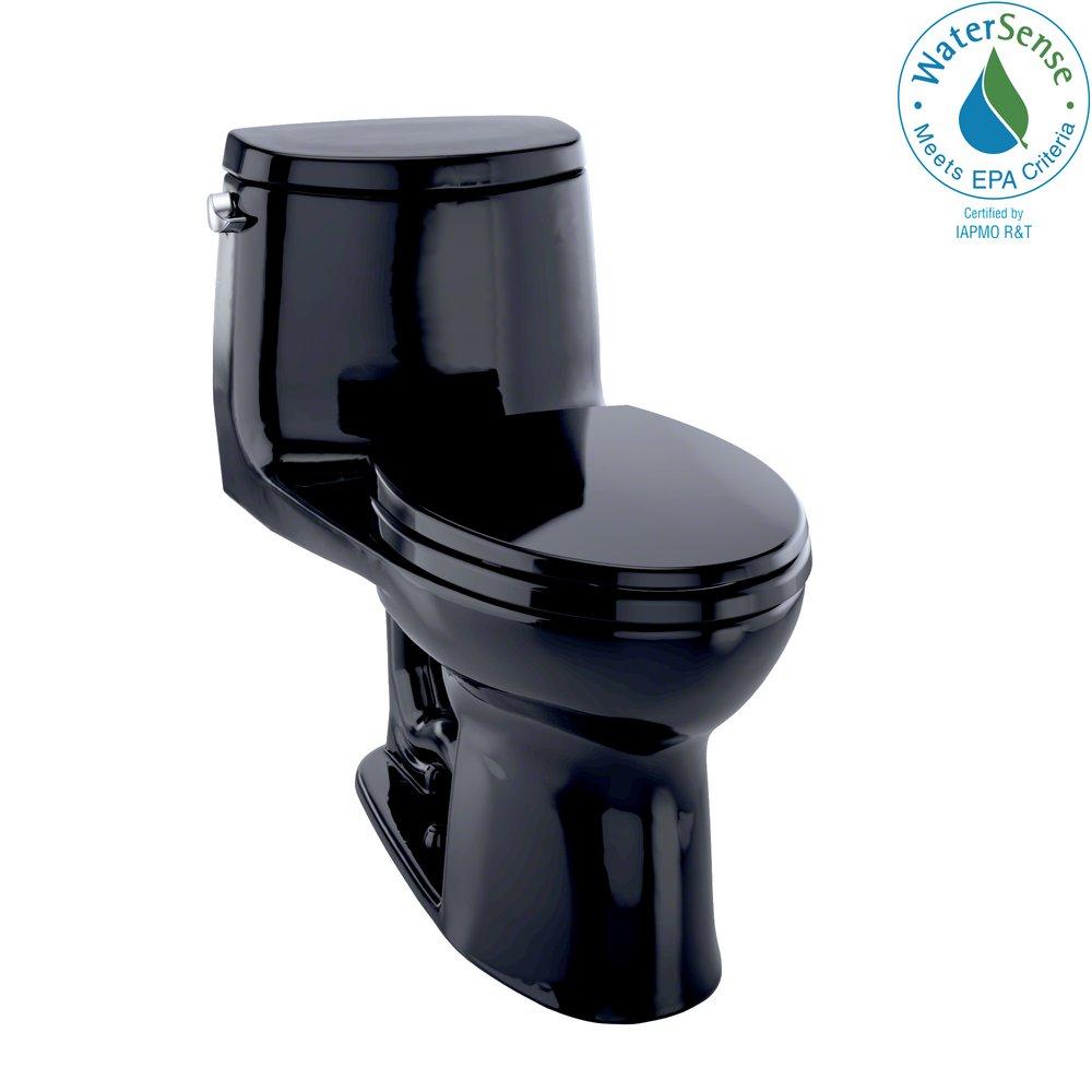 1.28 gpf Elongated One Piece Toilet in Ebony 