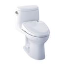 1.28 gpf Elongated One Piece Toilet in Cotton - Less Seat