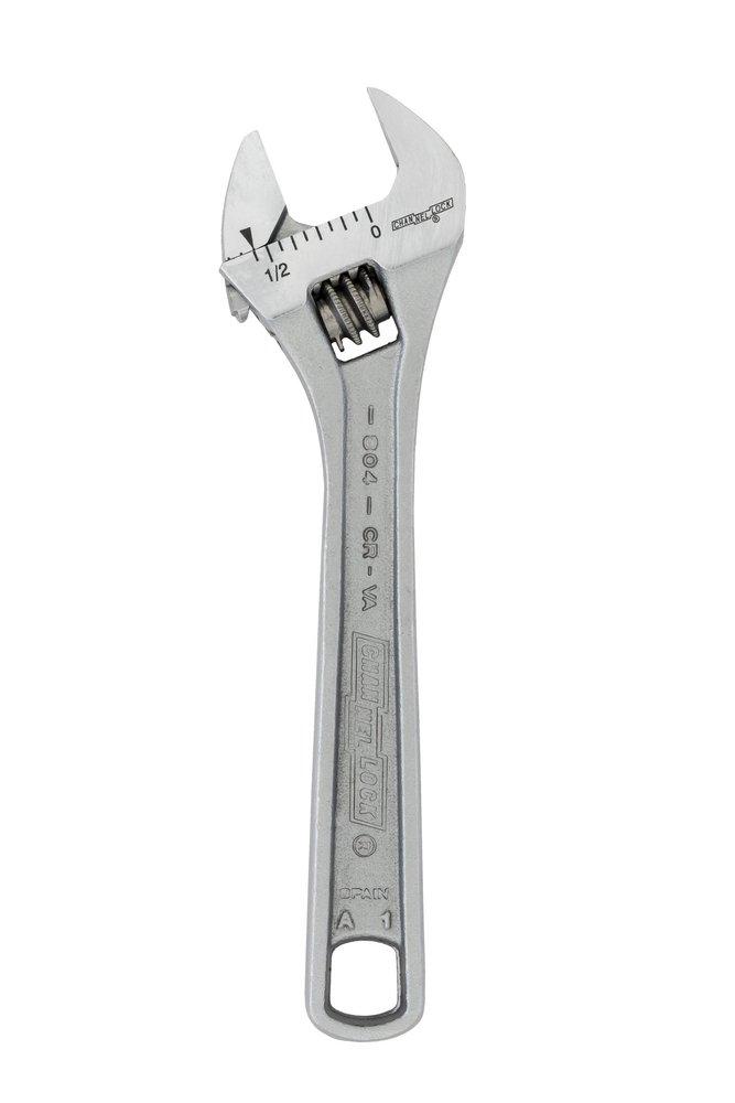 Channellock Chrome 4-1/2 in Adjustable Wrench 