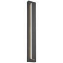 48W 1-Light 36 in. Outdoor Wall Sconce in Charcoal