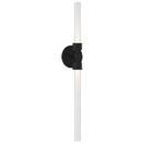 17.4W 2-Light Integrated Vanity Fixture in Nightshade Black