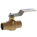 1 in Bronze Full Port Sweat Ball Valve 