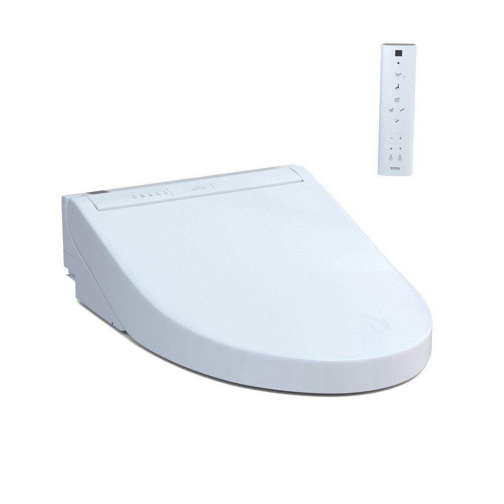 TOTO Elongated Closed Front with Cover Bidet Seat in Cotton TOTO Elongated Closed Front with Cover Bidet Seat in Cotton