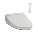 Elongated Closed Front With Cover Bidet Seat in Sedona Beige