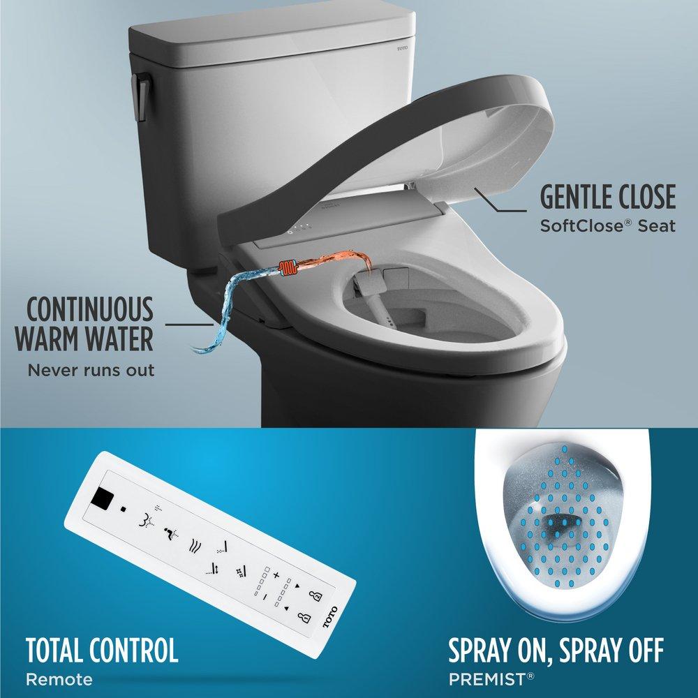 K300 ELONG STAND BIDET SEAT WHIT 