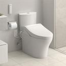 Elongated Closed Front Bidet Seat with Cover in Cotton 