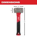 3 lb. Fiberglass Drilling Hammer 
