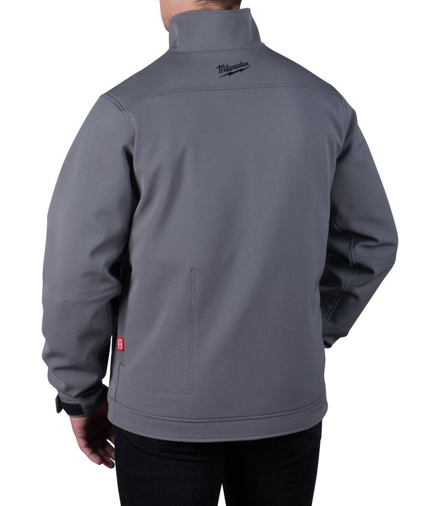 Milwaukee&reg; Grey 12V 3 Piece Lithium-ion Polyester and Spandex Heated Jacket in Blue 