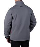 Milwaukee&reg; Grey 12V 3 Piece Lithium-ion Polyester and Spandex Heated Jacket in Blue 