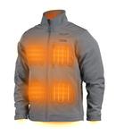Milwaukee&reg; Grey 12V 3 Piece Lithium-ion Polyester and Spandex Heated Jacket in Grey 