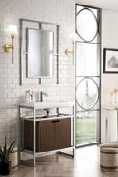James Martin Vanities Brushed Nickel 31-1/2 in. Floor Mount Vanity 