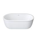 PROFLO® White 66 x 36 in. Freestanding Bathtub with Rear Center Drain 