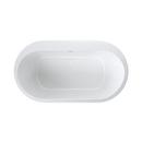 PROFLO® White 66 x 36 in. Freestanding Bathtub with Rear Center Drain 