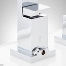 Two Handle Roman Tub Filler Faucet with Hand Shower in Polished Chrome (Trim Only) 