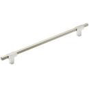 10-1/16 in. Center-to-Center Drawer Pull in Polished Chrome/Satin Nickel