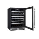 Avallon Stainless Steel 24 in. Built-in Single Zone Right Hand Wine Cooler 