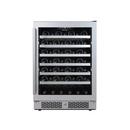 Avallon Stainless Steel 24 in. Built-in Single Zone Right Hand Wine Cooler