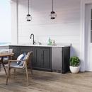 Avallon Stainless Steel 15 in. 3.3 cf Undercounter Outdoor Refrigerator 