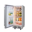 Avallon Stainless Steel 15 in. 3.3 cf Undercounter Outdoor Refrigerator 