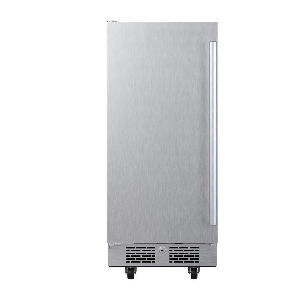 Avallon Stainless Steel 15 in. 3.3 cf Undercounter Outdoor Refrigerator 
