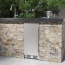 Avallon Stainless Steel 15 in. 3.3 cf Undercounter Outdoor Refrigerator 