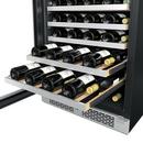 Avallon Stainless Steel 23-7/16 in. Built-in Wine Cooler in Stainless Steel 