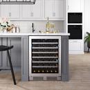 Avallon Stainless Steel 23-7/16 in. Built-in Wine Cooler in Stainless Steel 