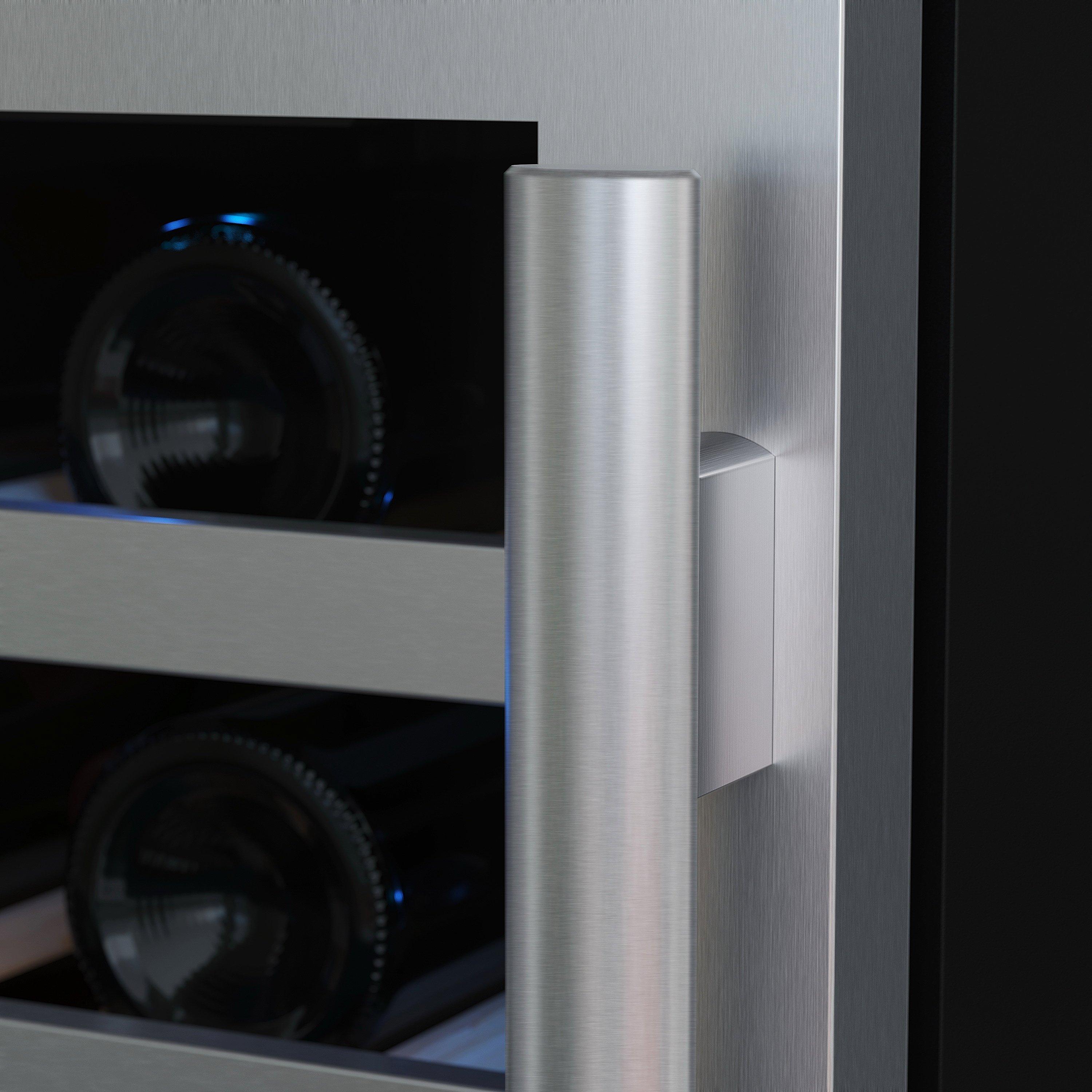 Avallon Stainless Steel 23-7/16 in. Built-in Wine Cooler in Stainless Steel 