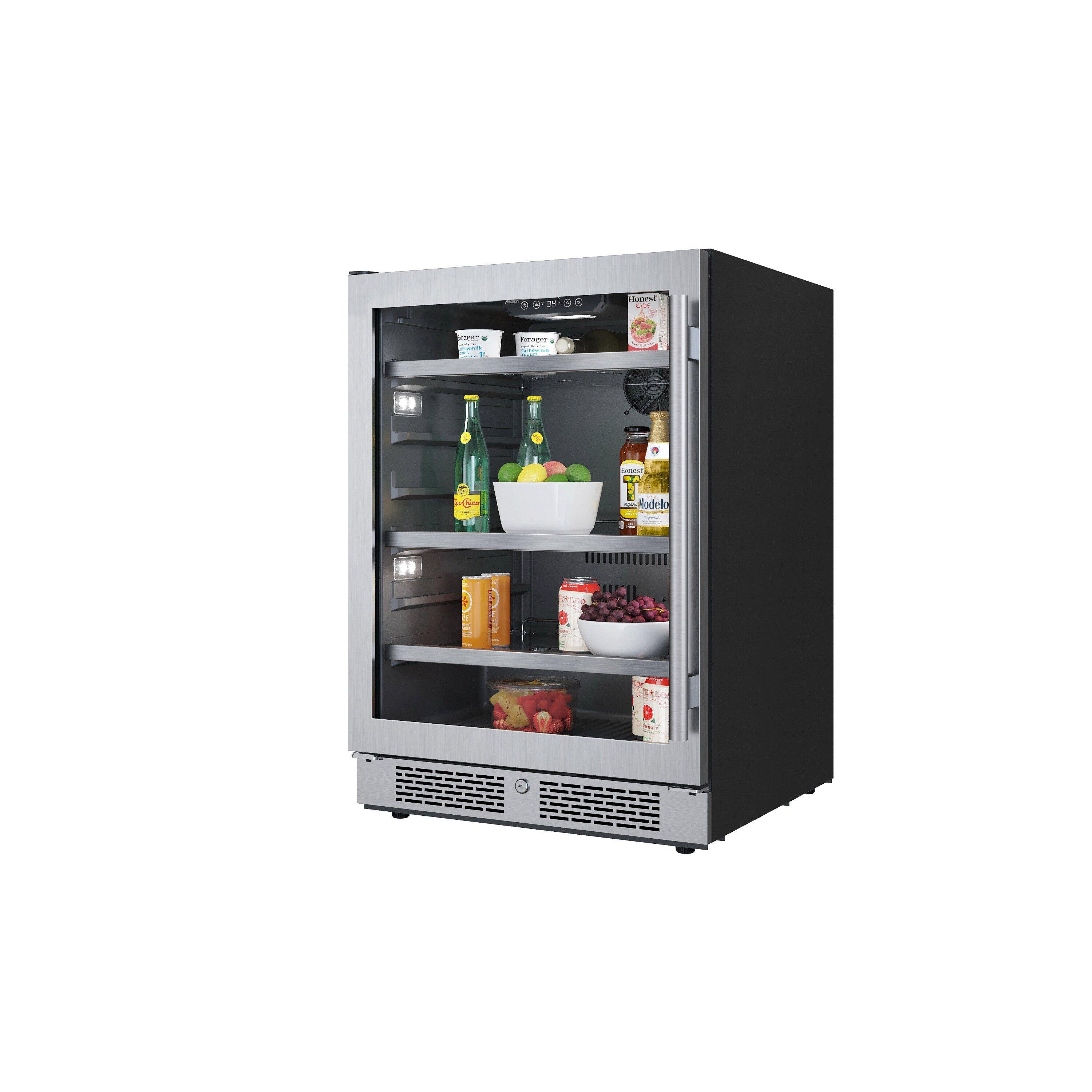Avallon Stainless Steel 24 in. Undercounter Beverage Cooler 