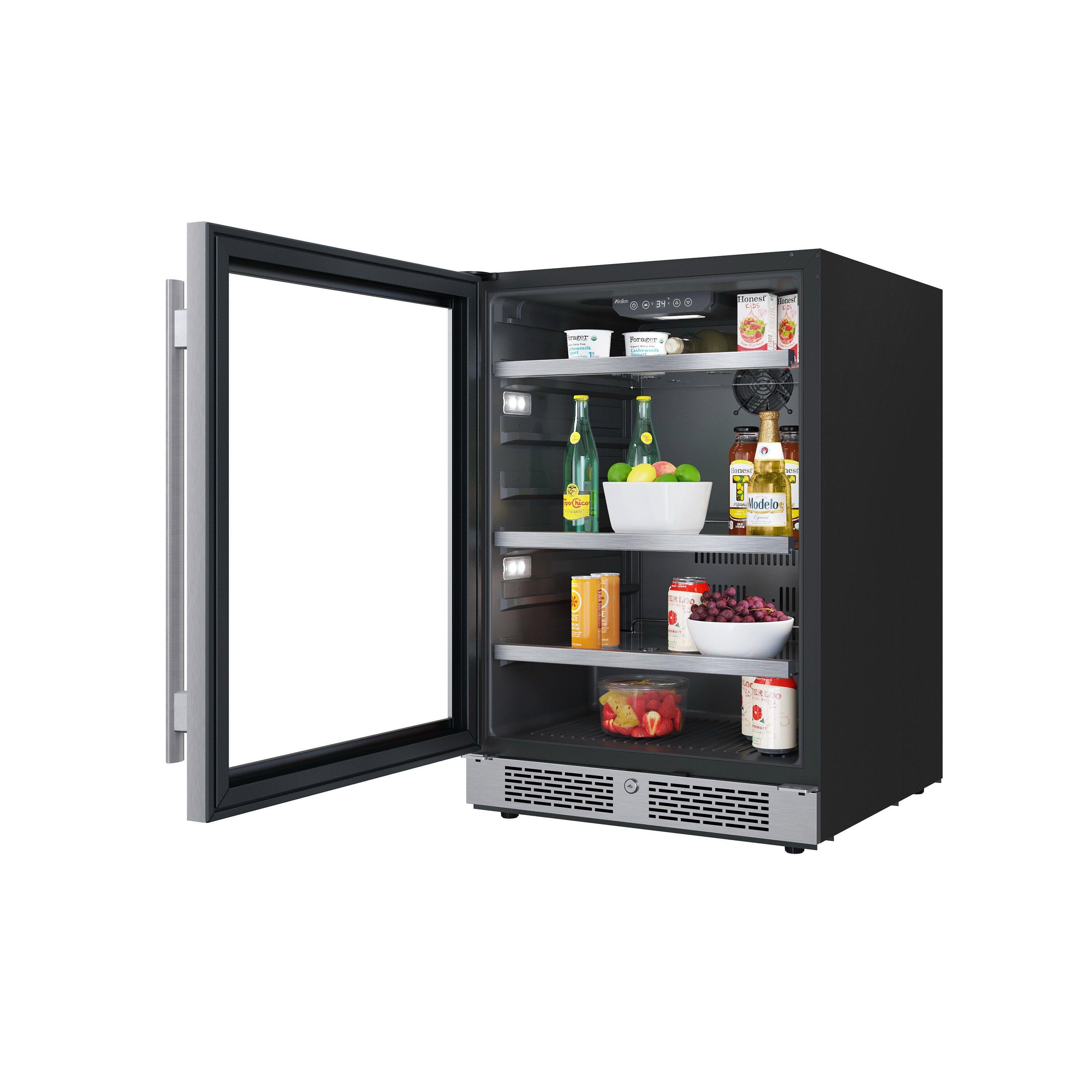 Avallon Stainless Steel 24 in. Undercounter Beverage Cooler 