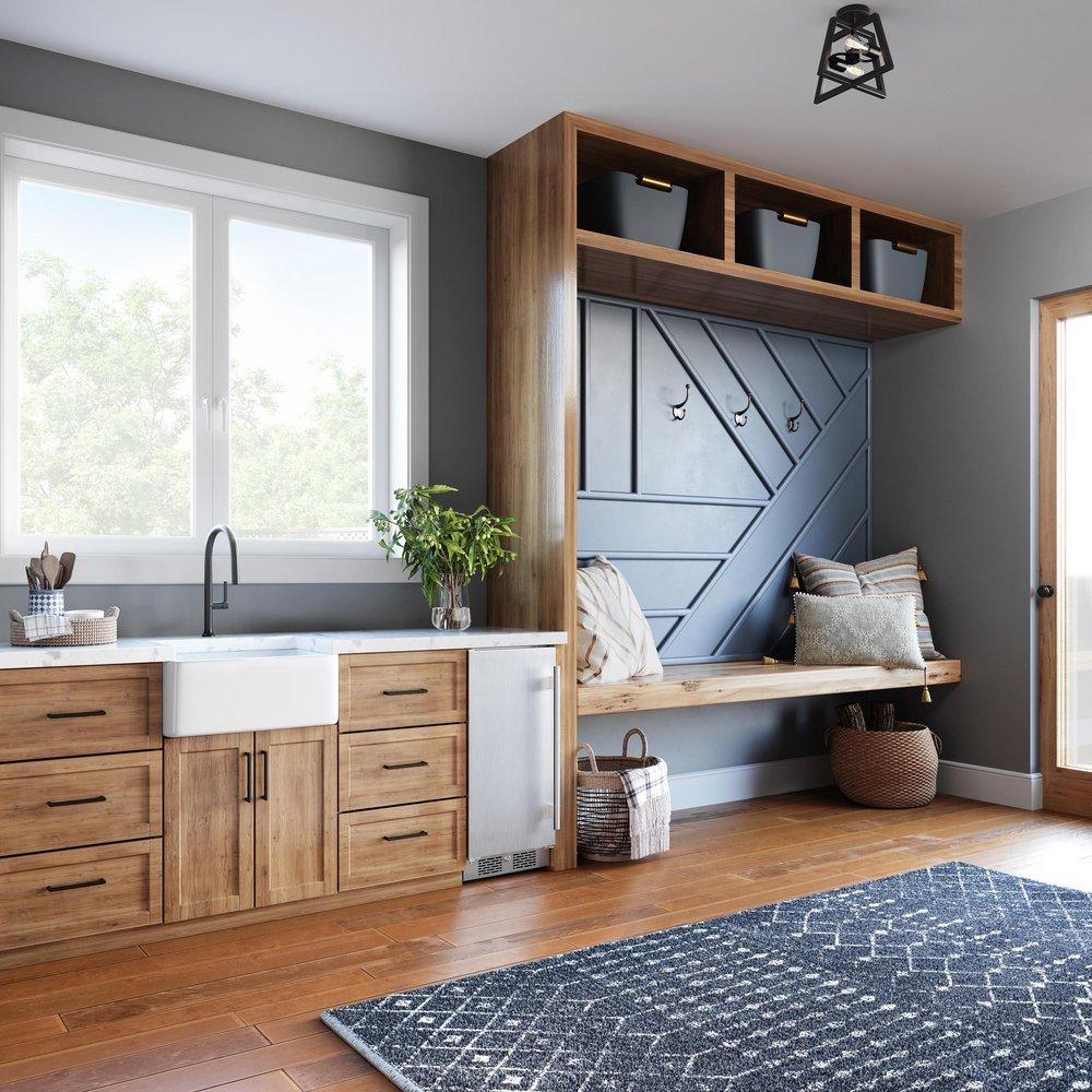 Avallon Stainless Steel 15 in. 3.3 cf Undercounter Refrigerator 