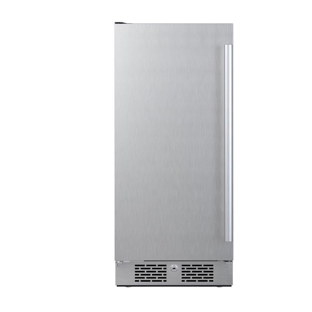Avallon Stainless Steel 15 in. 3.3 cf Undercounter Refrigerator 