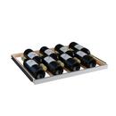 Avallon Stainless Steel 24 in. Built-in Dual Zone Left Hand Wine Cooler 