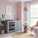 Avallon Stainless Steel 24 in. Built-in Dual Zone Left Hand Wine Cooler 