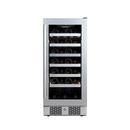 Avallon Stainless Steel 15 in. Built-in Single Zone Wine Cooler 