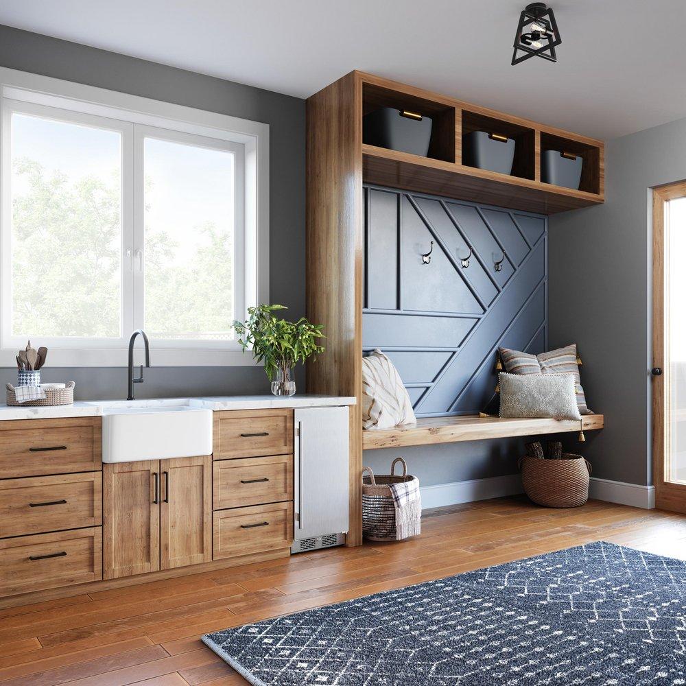 Avallon Stainless Steel 15 in. 3.3 cf Undercounter Refrigerator 