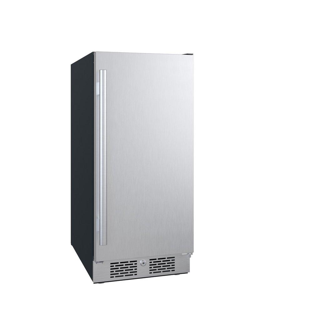 Avallon Stainless Steel 15 in. 3.3 cf Undercounter Refrigerator 