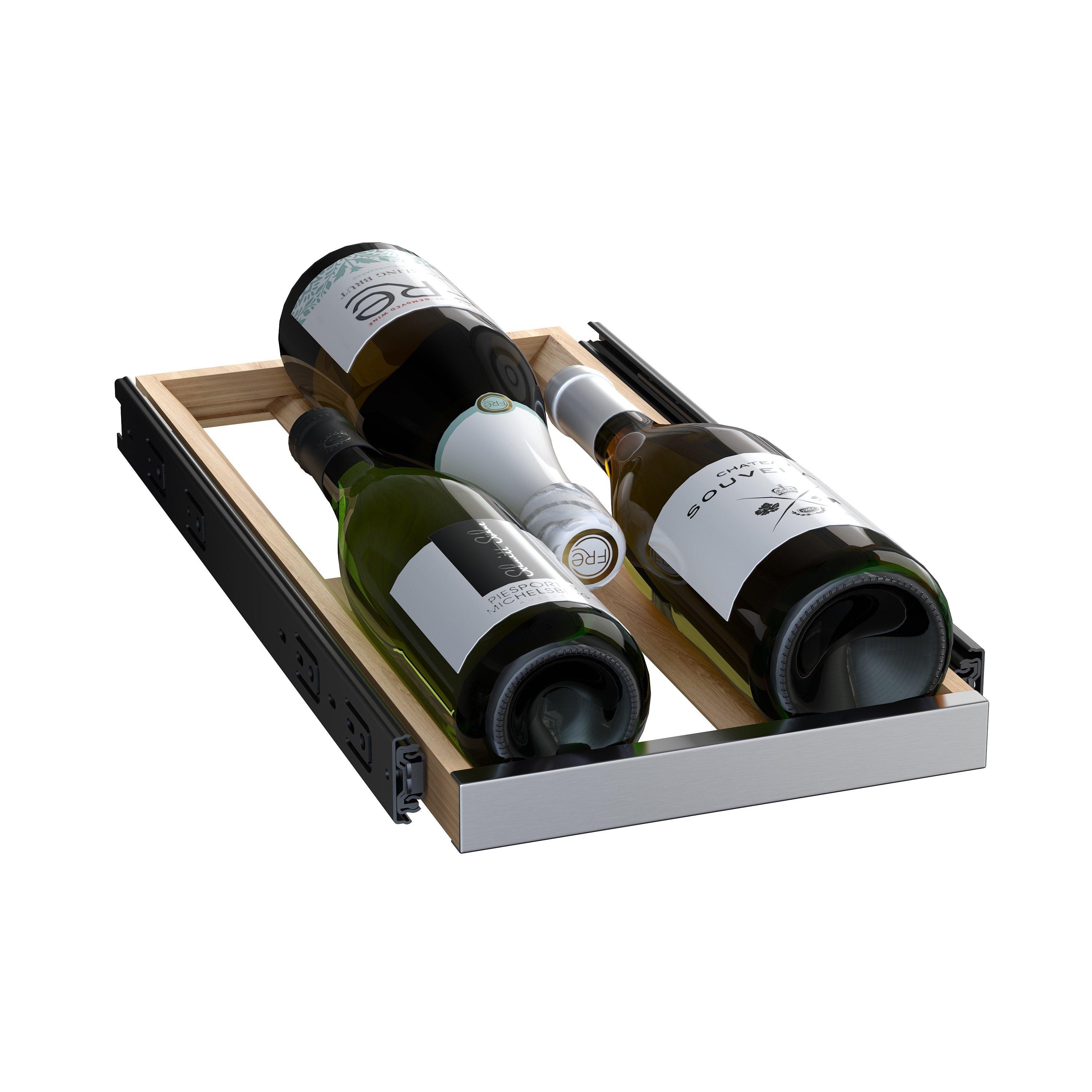 Avallon Stainless Steel 24 in. Built-in French Door Wine Cooler 