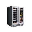 Avallon Stainless Steel 24 in. Built-in Beverage Center, French Door and Wine Cooler 