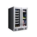 Avallon Stainless Steel 24 in. Built-in Beverage Center, French Door and Wine Cooler 