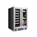 Avallon Stainless Steel 24 in. Built-in Beverage Center, French Door and Wine Cooler 