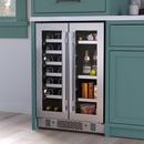 Avallon Stainless Steel 24 in. Built-in Beverage Center, French Door and Wine Cooler 