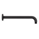 12 in. Wall Mount Shower Arm for Rainfall Shower with Flange in Matte Black