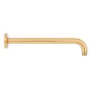 12 in Metal Shower Arm in Brushed Gold