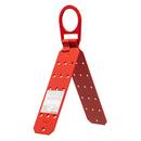 Reusable Plated Steel Roof Anchor with D-Ring, Red
