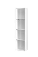 11-13/16 x 48 in. Linen Tower in Glossy White