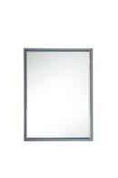 31-1/2 x 23-5/8 in. Rectangular Mirror in Modern Grey Glossy