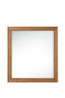 40 x 44 in. Rectangular Mirror in Saddle Brown