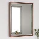 31-1/2 x 23-5/8 in. Rectangular Mirror in Mid Century Walnut